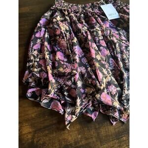 MISA Los Angeles black mini skirt XS Made in USA NWT